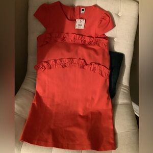 NWT coral pointe shift dress, girls size 12